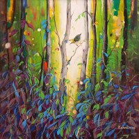 Zohaib Rind, 24 x 24 Inch, Acrylic on Canvas, Landscape Painting, AC-ZR-347 Zohaib Rind, 24 x 24 Inch, Acrylic on Canvas, Landscape Painting, AC-ZR-347